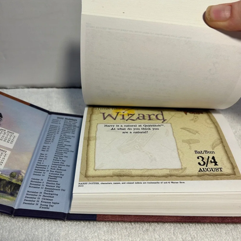 Harry Potter 2002 Daily Boxed Calendar Andrews McMeel Vintage Wizarding World